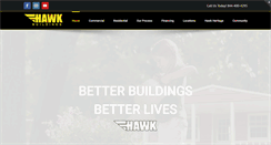 Desktop Screenshot of hawkbuildings.com
